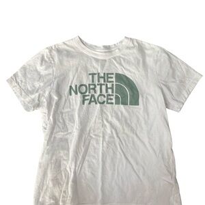 The North Face Crew Tee Medium Green/White Womens